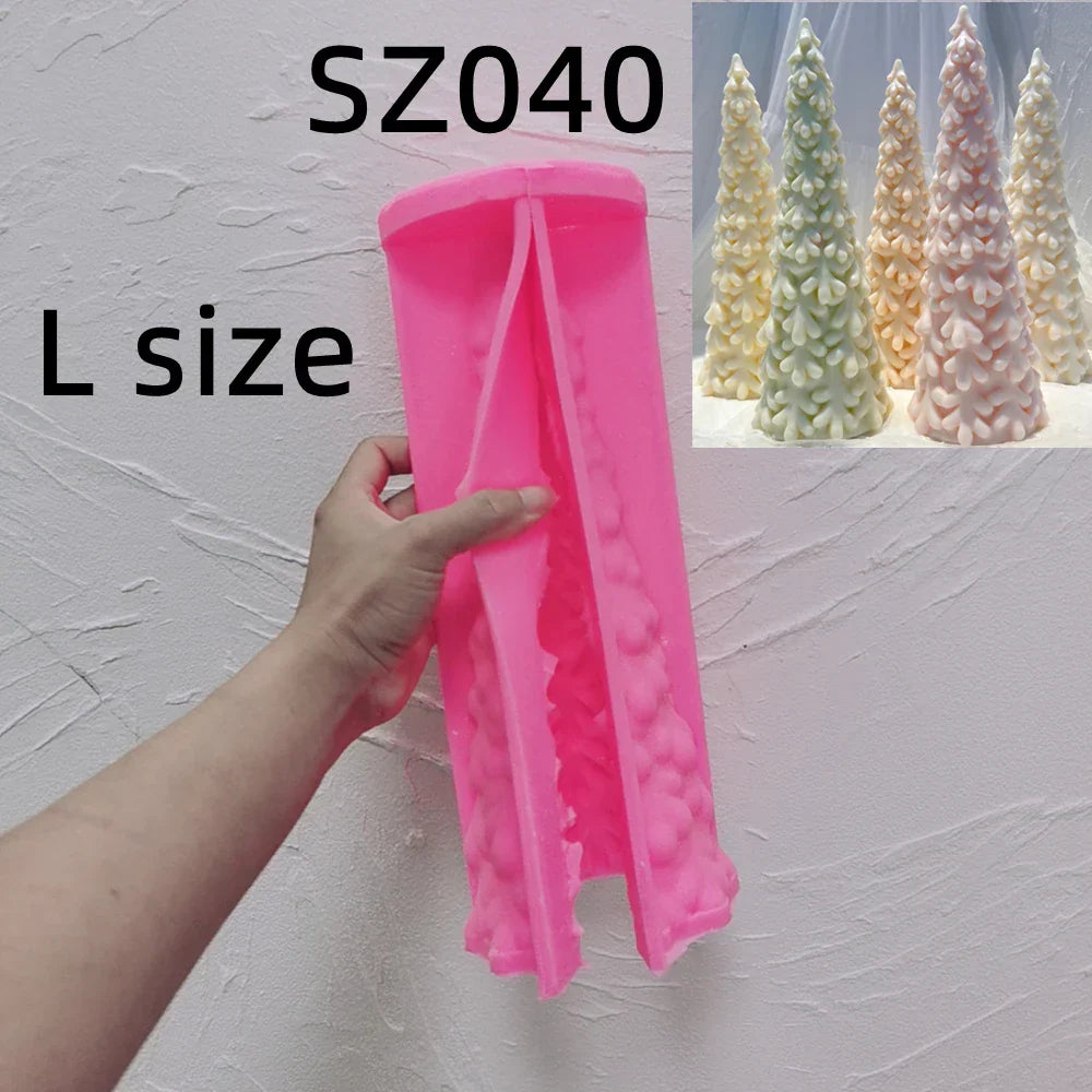 27.2CM Big Christmas Tree Silicone Candle Mould