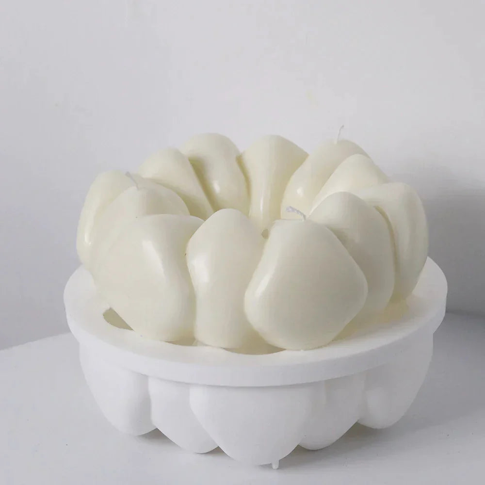 Stone Stack Donut Candle Mould