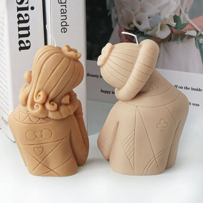 Wine Smelling Poker Male and Female Candle Mould DIY