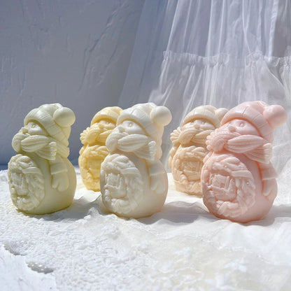 Cuddle Snowman Candle Mould