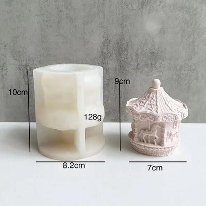 Carousel Silicone Candle Mould