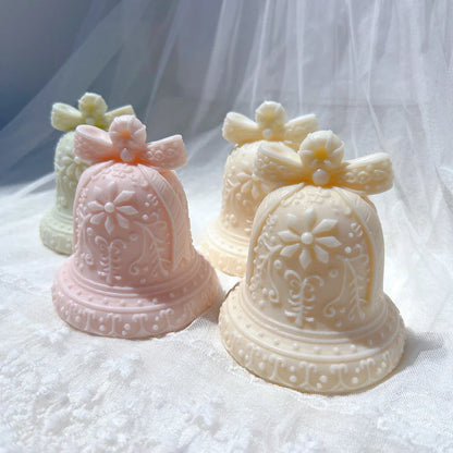 Christmas Gingerbread Bell Candle Mould