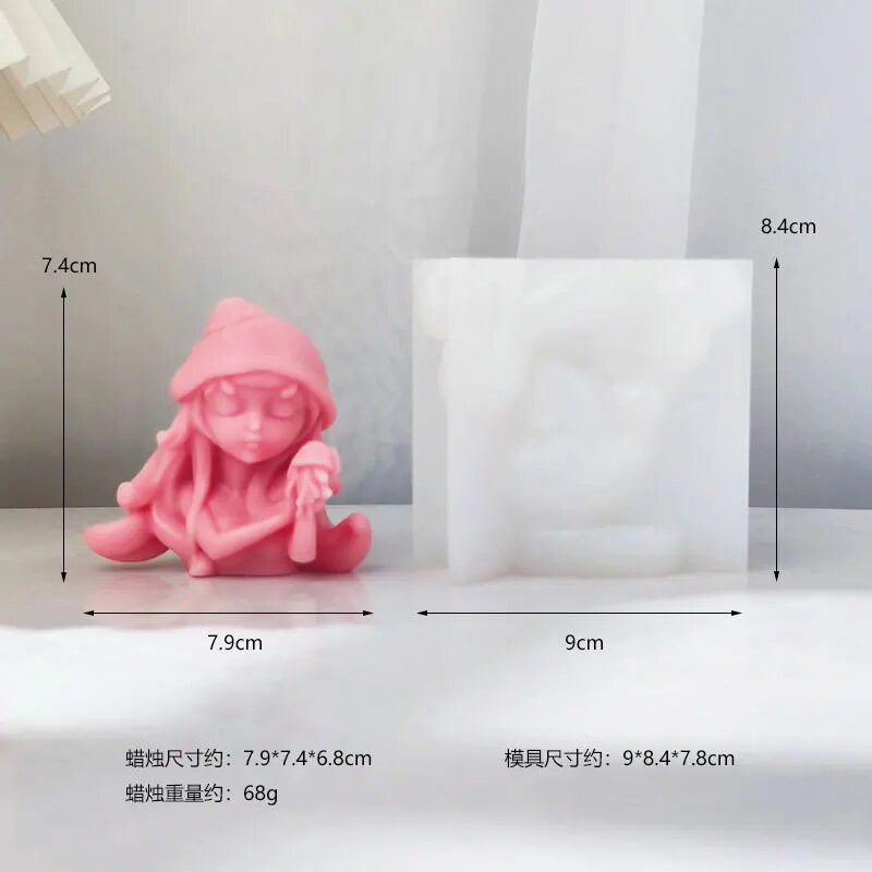 Ocean Girl Candle Mould