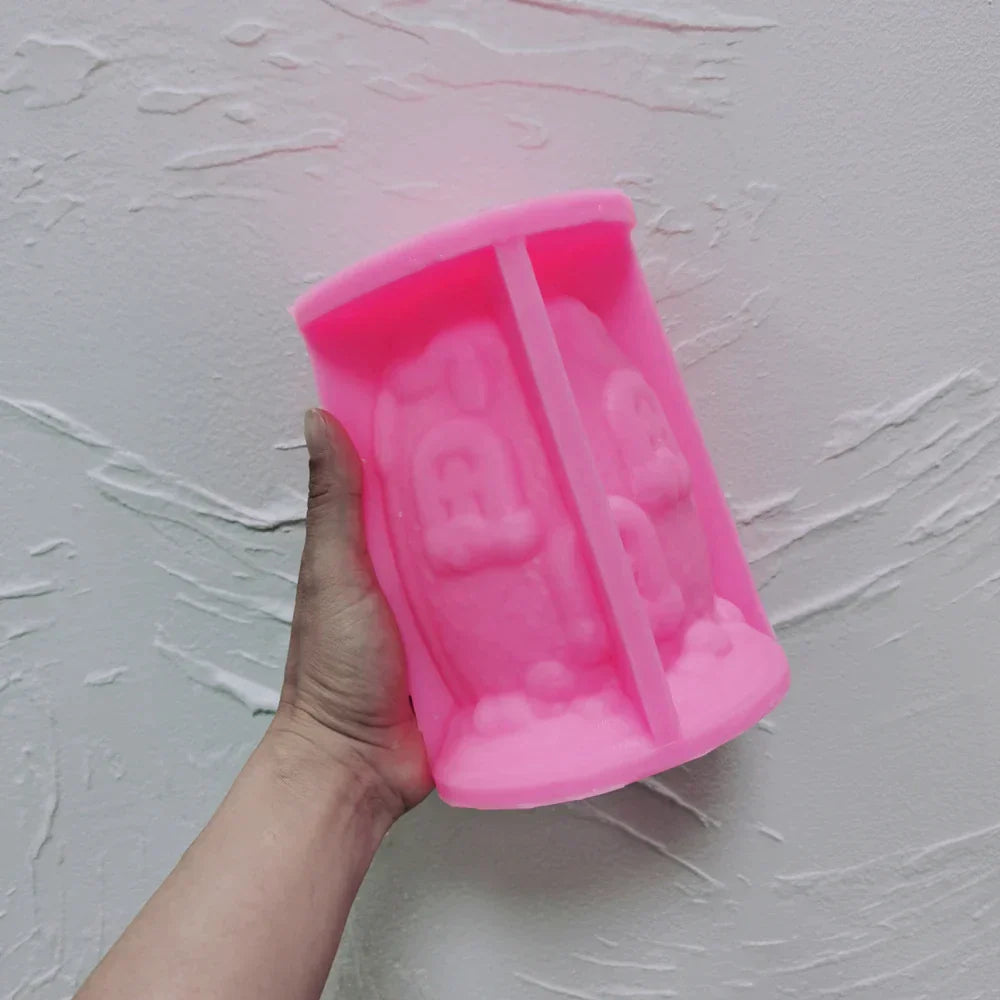 Easter Egg House Candle Silicone Mould