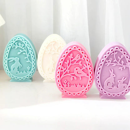 Easter Rabbit Silicone Candle Moulds