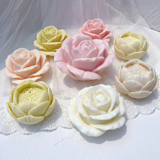 Rose Shaped Candle Mould