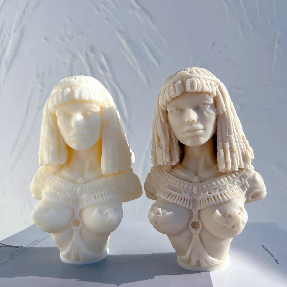 Egyptian Queen Cleopatra Candle Moulds