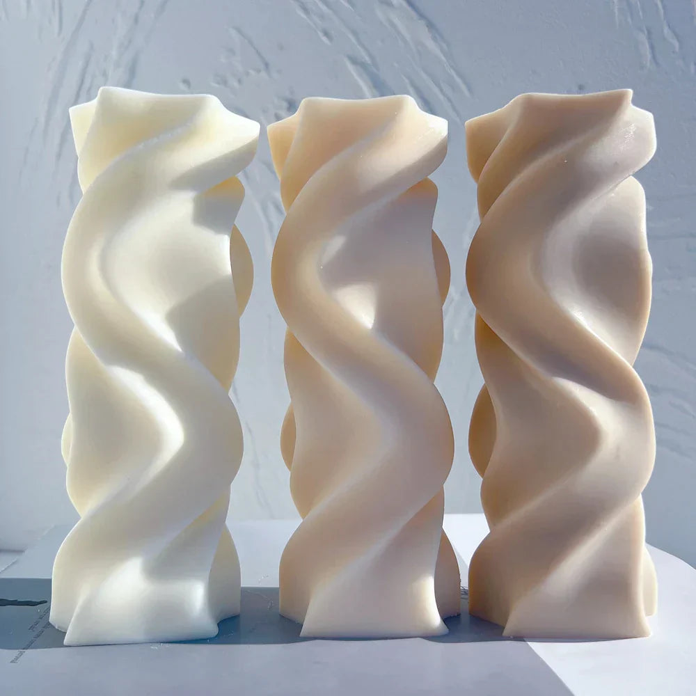 Twirl Pillar Candle Mould