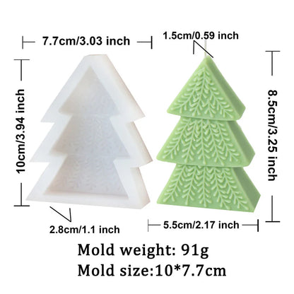 Holiday Hideaway Silicone Candle Moulds