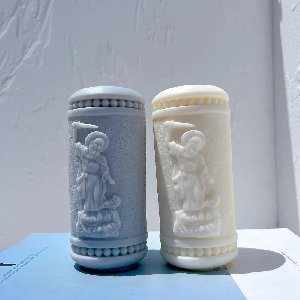 San Elias Statue Candle Mould