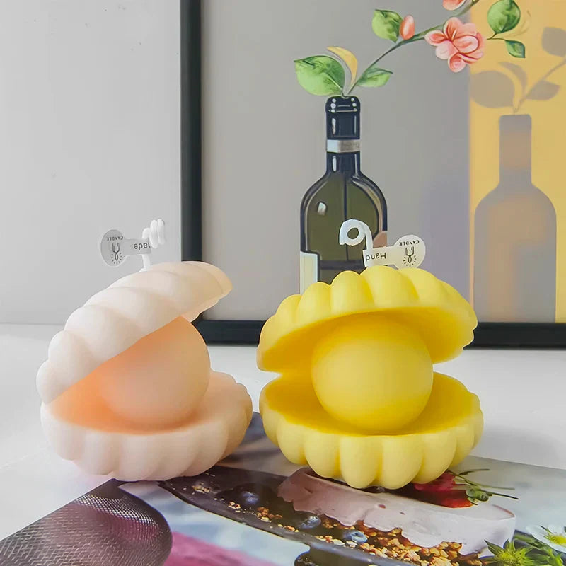 Pearl Shell Silicone Candle Mould