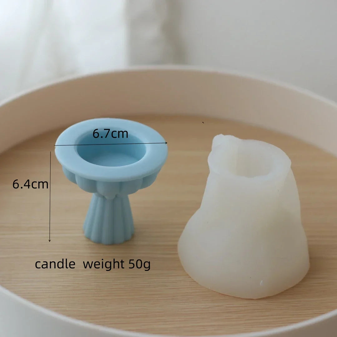 Double Greek Trevi Fountain Candle Mould