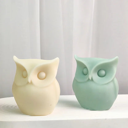 Cute Owl Candle Mould