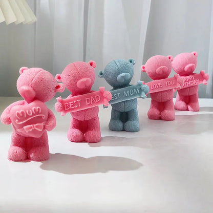 Confession Bear Silicone Candle Mould