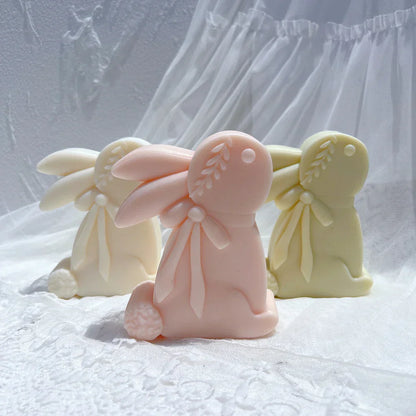 Cute Rabbit Silicone Candle Mould