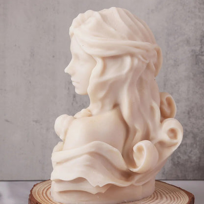 Greek Goddess Queen Candle Mould