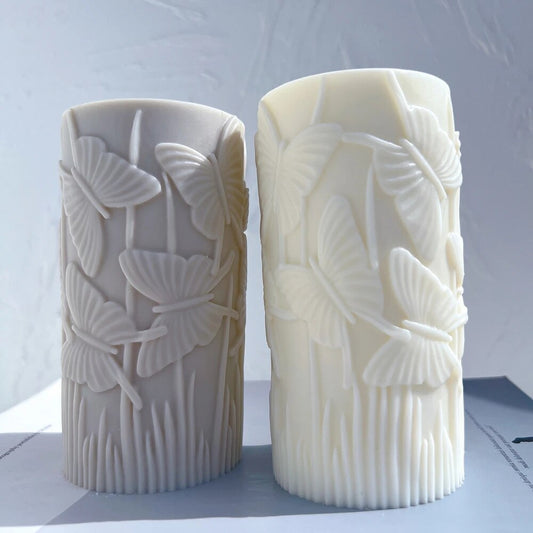 Butterfly Pillar Candle Moulds