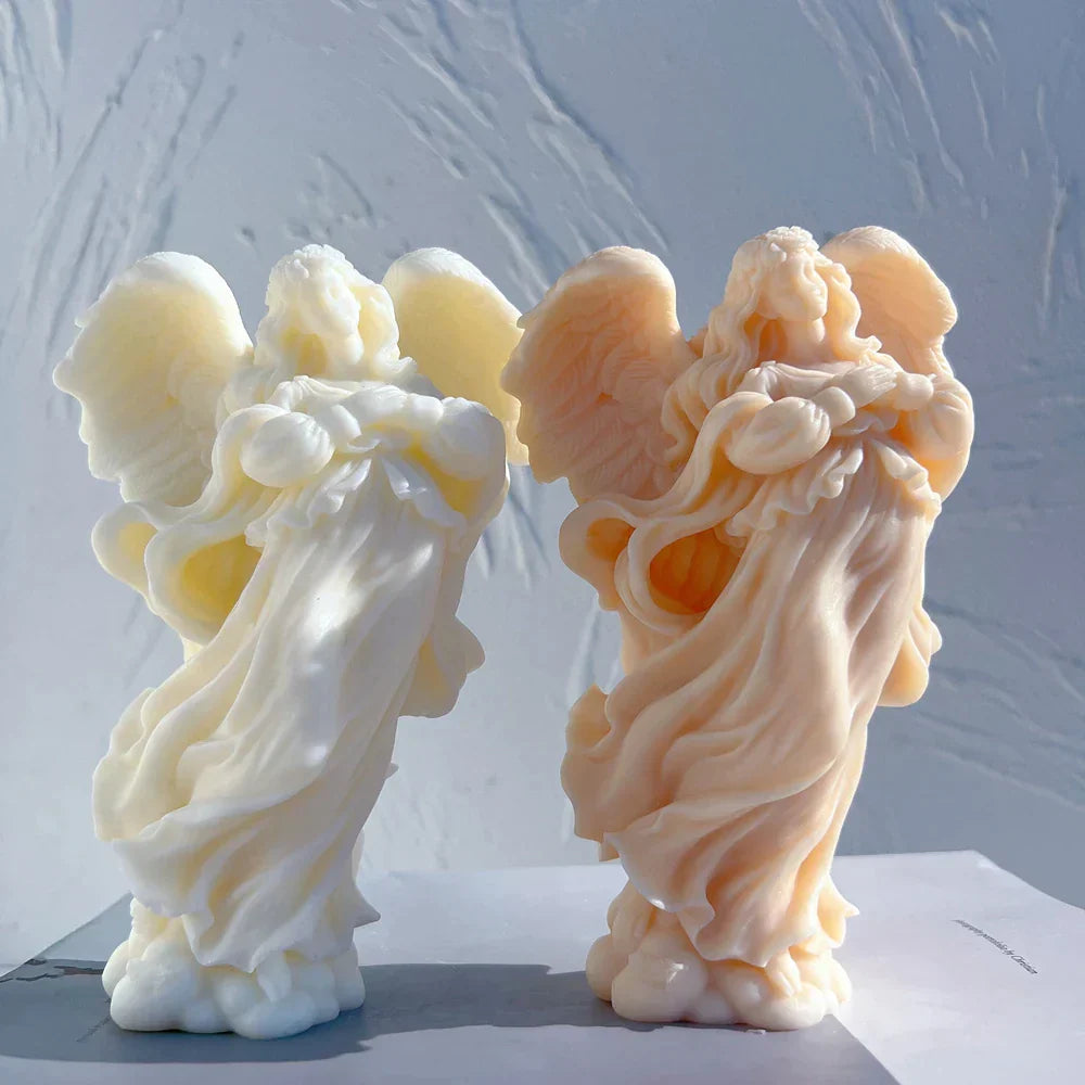 Peace Angel Figurine Silicone Candle Mould