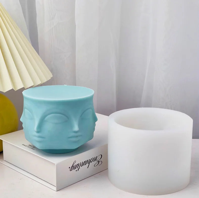 Six Face Tathagata Buddha Silicone Candle Mould