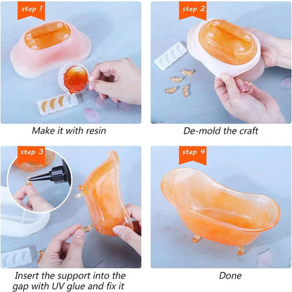 Bathtub Candle Vessel Silicone Mould
