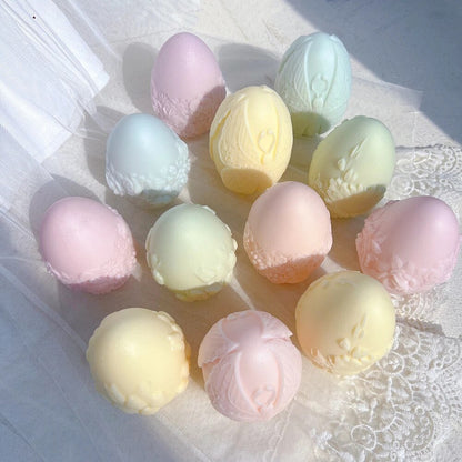 Floral Butterfly Egg Candle Mould