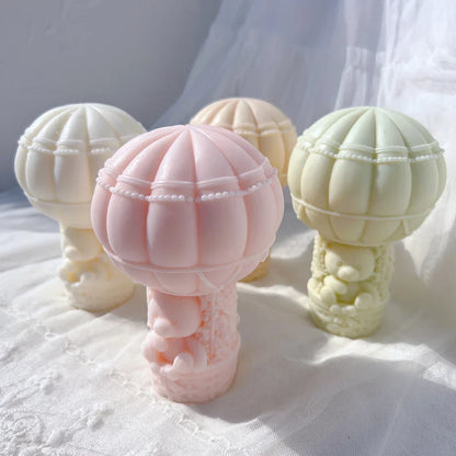 Teddy Bear in A Balloon Candle Mould