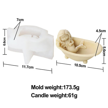 Mermaid Candle Mould