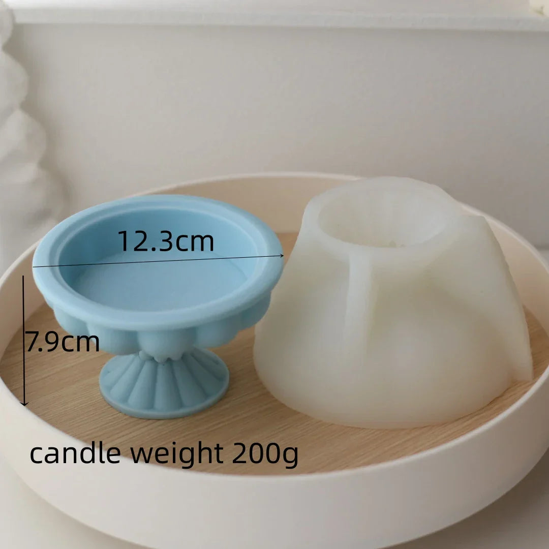 Double Greek Trevi Fountain Candle Mould