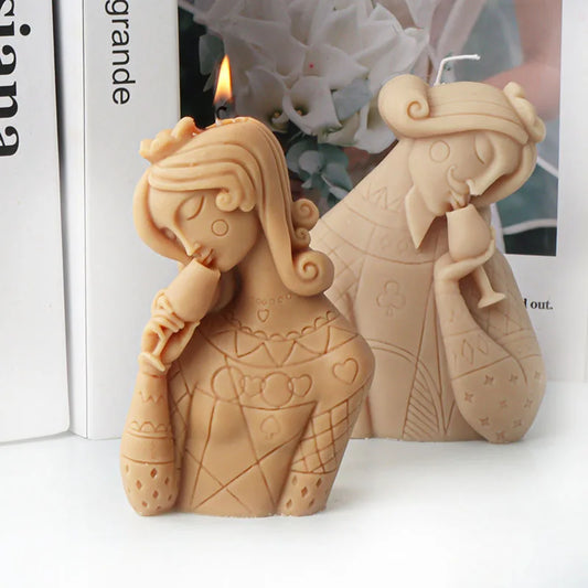 Wine Smelling Poker Male and Female Candle Mould DIY