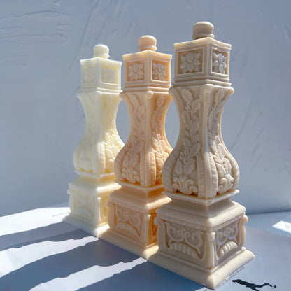 Classical Roman Pillar Taper Candle Mould