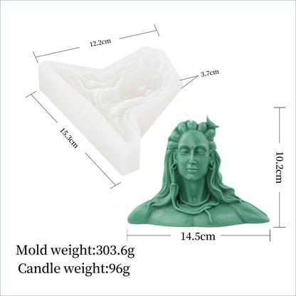 Adi Yogi Slicone Candle Mould