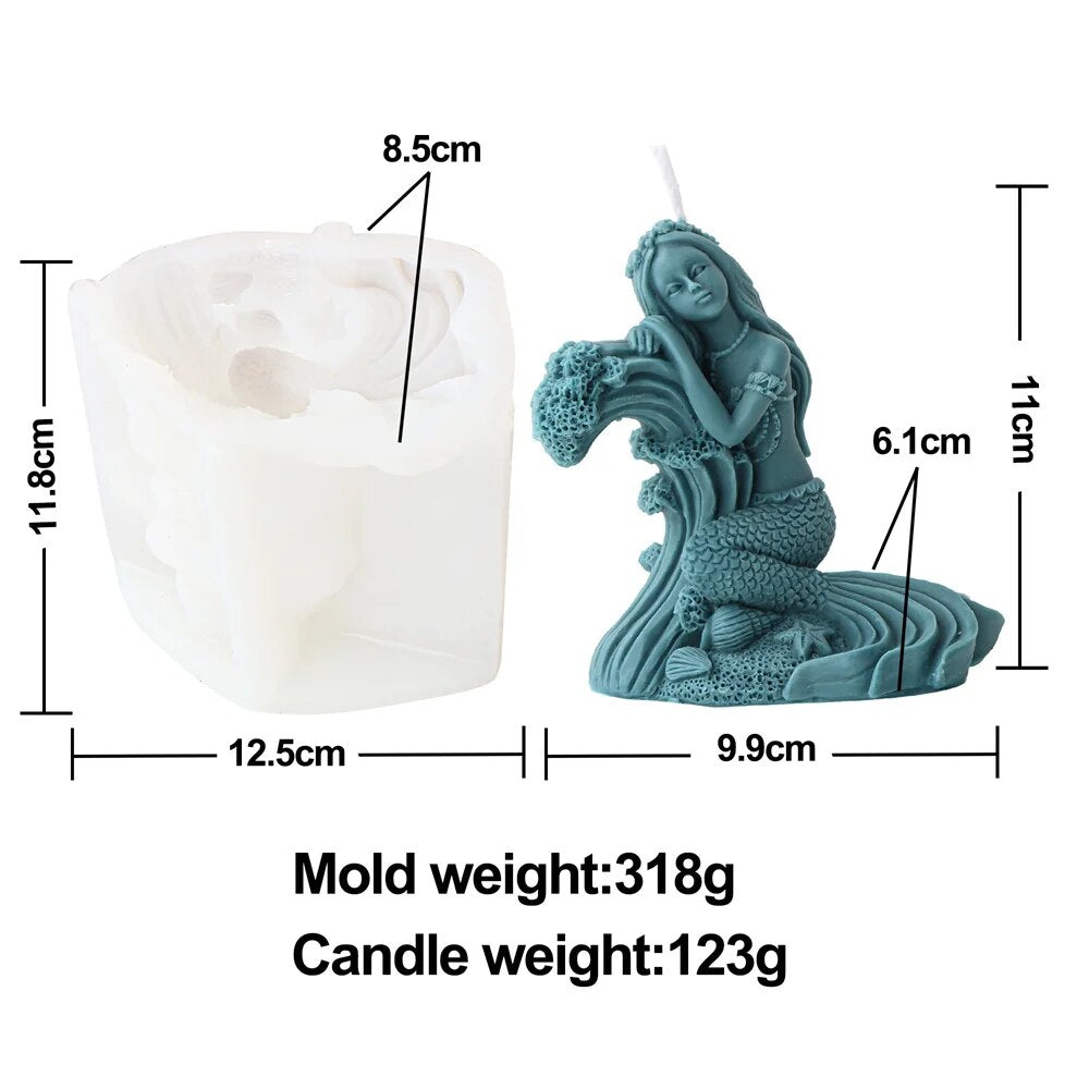 Mermaid Candle Mould