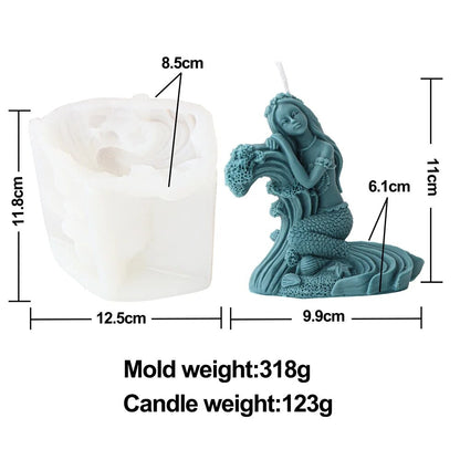 Mermaid Candle Mould