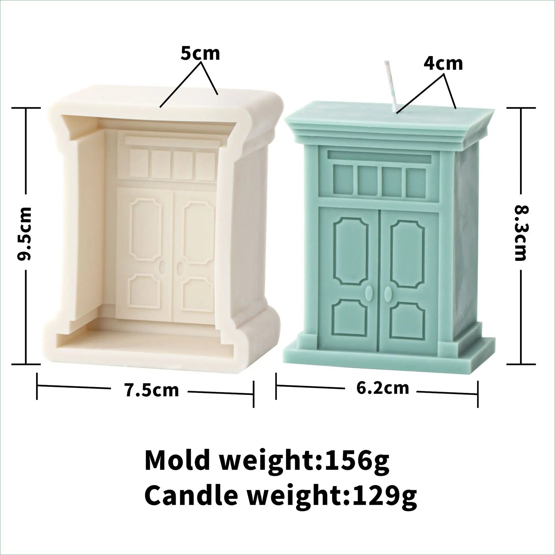Doors And Windows Silicone Mould for Candles