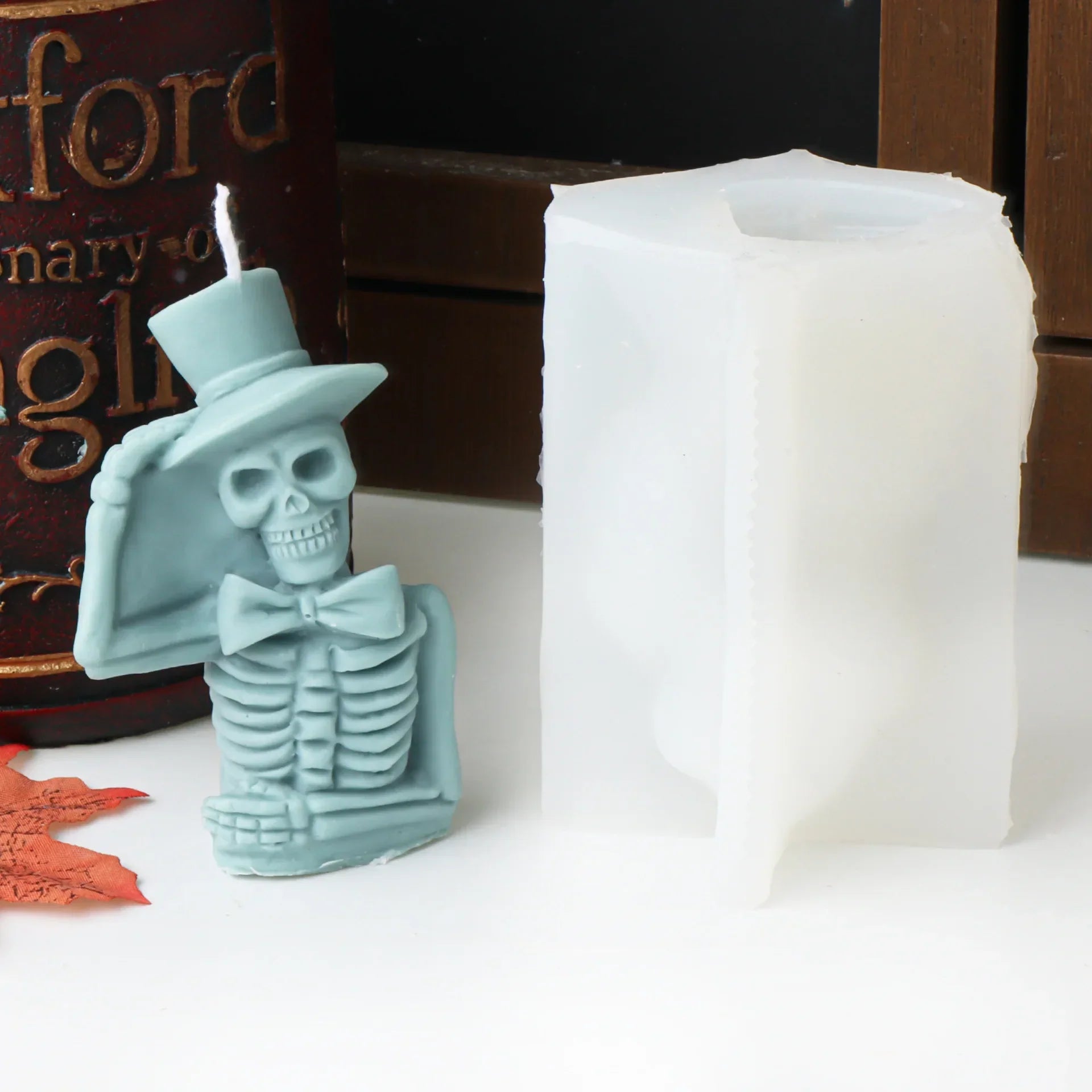 Halloween Spooky House Candle Silicone Moulds
