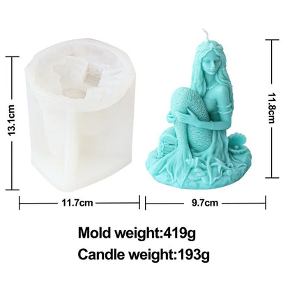 Mermaid Candle Mould
