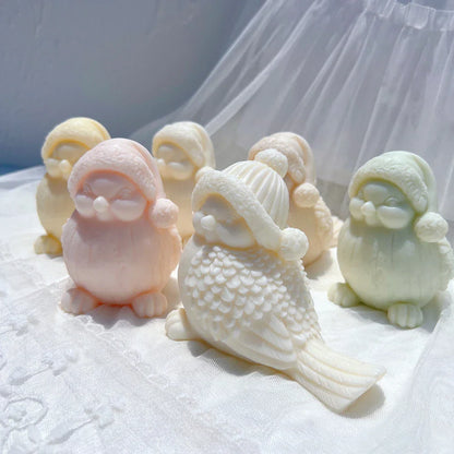 Holiday Snowbird Silicone Candle Mould