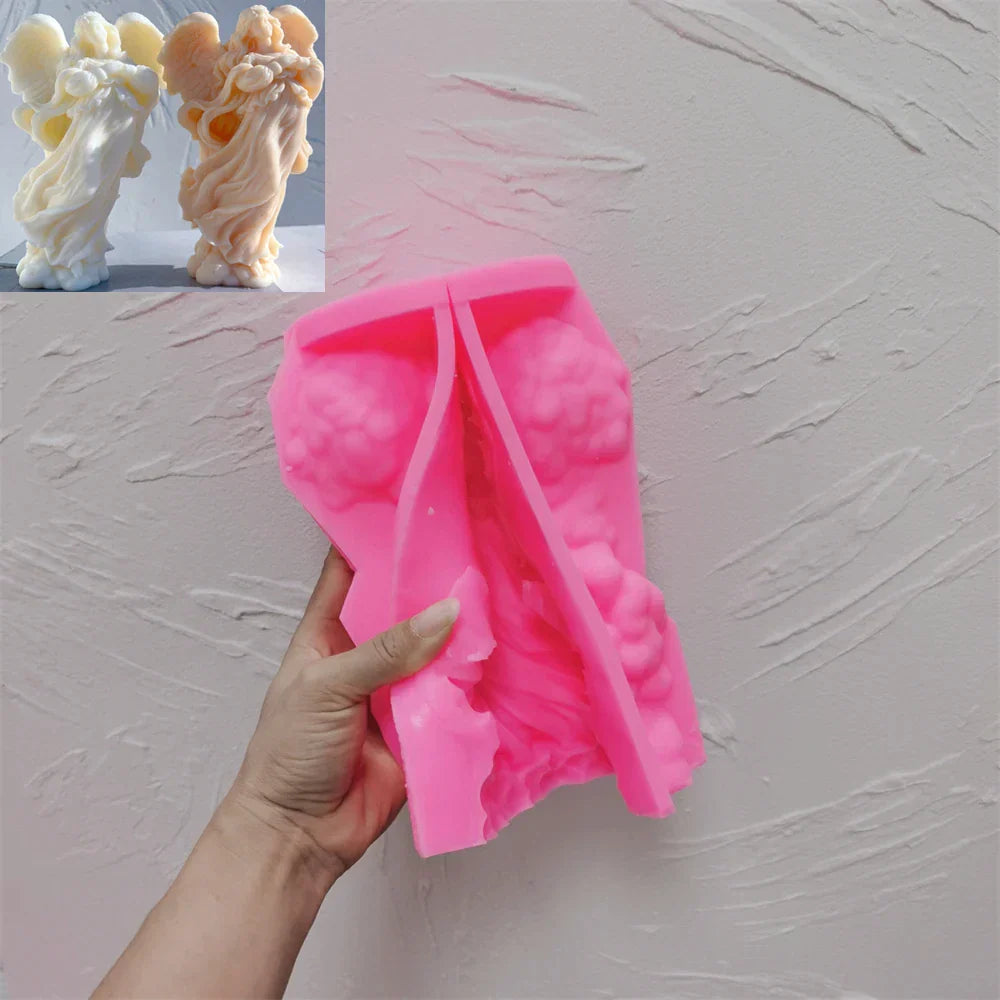 Peace Angel Figurine Silicone Candle Mould