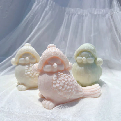 Holiday Snowbird Silicone Candle Mould
