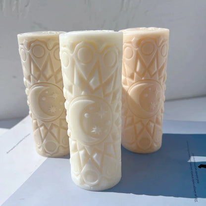 Moon Mandala Silicone Candle Mould