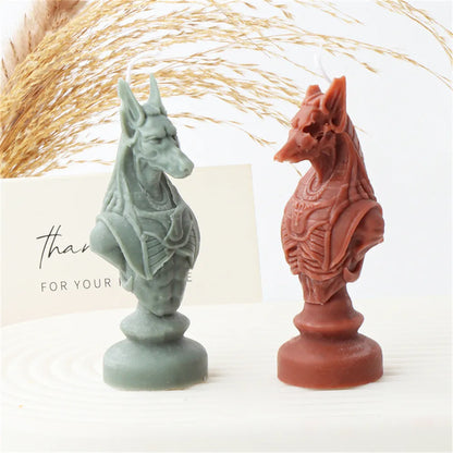 Ancient Greek Pharaoh Sacrificial Knight Candle Mould