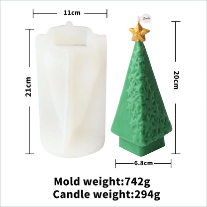 New Christmas Tree Candle Moulds