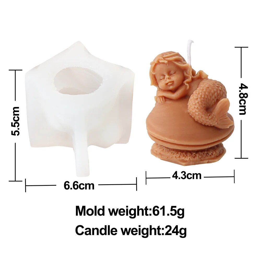 Mermaid Candle Mould
