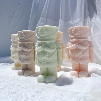Shorty Nutcracker Statue Silicone Candle Mould