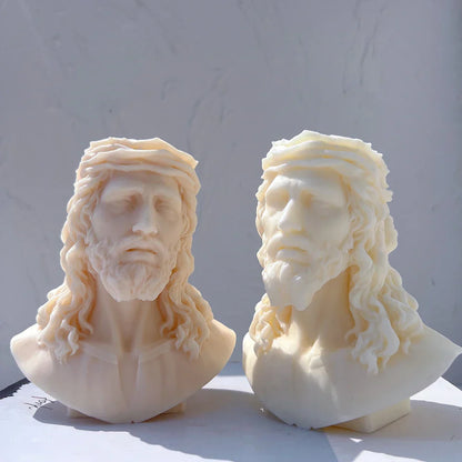 Unique Bust Sculpture Jesus Statue Silicone Mould