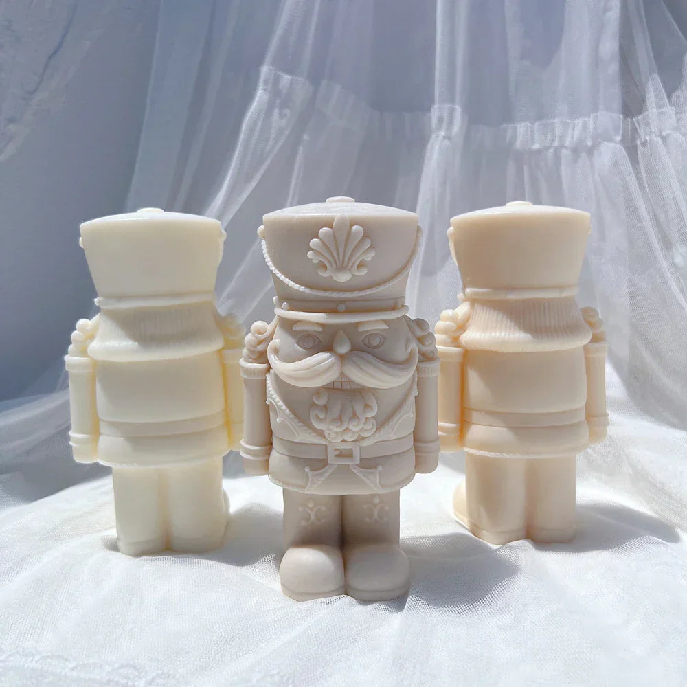 Shorty Nutcracker Statue Silicone Candle Mould
