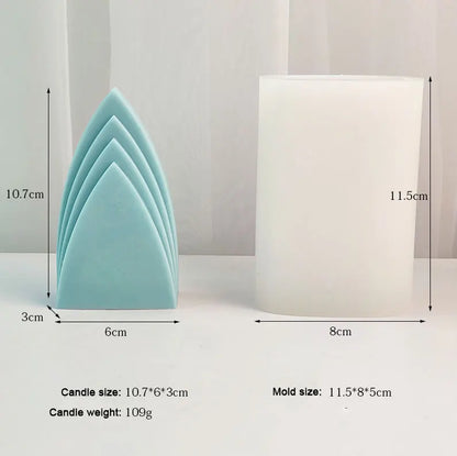 Serenity Spire Candle Silicone Mould