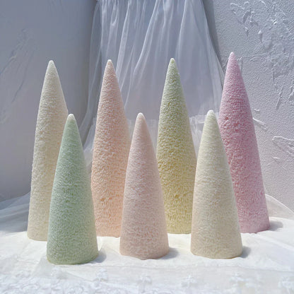 27CM Cone Christmas Tree Silicone Candle Mould