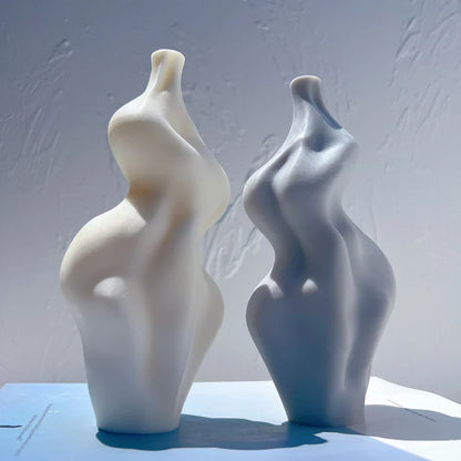 Irregular Geometric Sculptured Candle Silicone Mould
