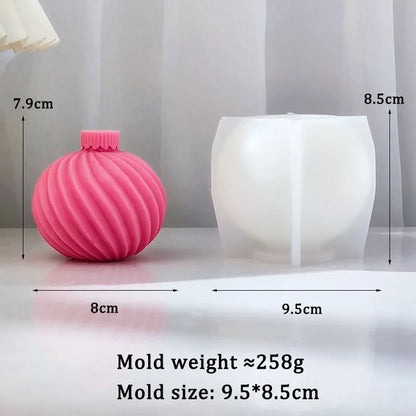 Christmas Ball Candle Silicone Mould